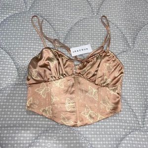 pacsun corset top